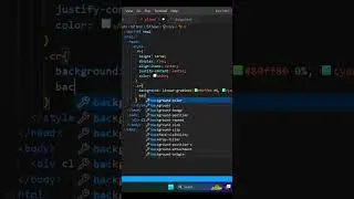 How To Make Gradient Background || HTML || CSS
