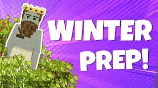 preparing for a HARSH WINTER in Vintage Story!