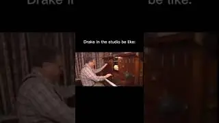 Drake in the studio 