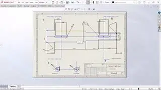 How to create 2d drawing in solidworks | 2d CAD drawing | 2d technical drawing | 2d working drawing