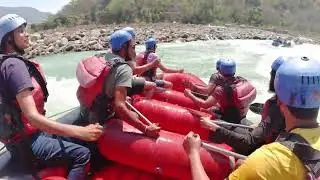 Rapids during Rafting in Rishikesh River Ganga 2024