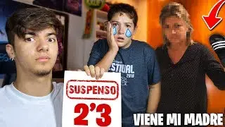 Mis PADRES reaccionan a las notas de Mi HERMANO PEQUEÑO...*SUSPENDIDO*