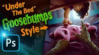 "Under the Bed" Goosebumps Style Photo Manipulation