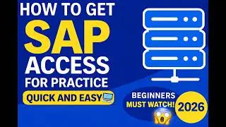 How to Get SAP Server Access for Practice|Beginners Guide 2026|Easy Setup in Minutes
