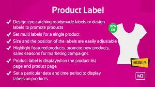 Product Label Magento 2 Extension | Codecanyon Scripts and Snippets