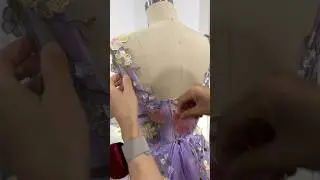 Making a floral lavender midi dress 