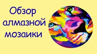 Алмазная мозайка | Радужный лев | Процесс и обзор