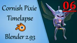 Blender 3D Pixie Creature Timelapse Part 06