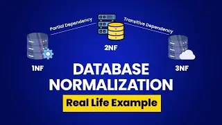 Database Normalization Explained with Real Life Example | 1NF 2NF 3NF Normal Forms Example