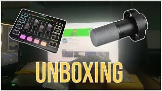 Unboxing Microfone K688 e Mixer de audio - FIFINE