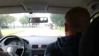Потрогал за попки .