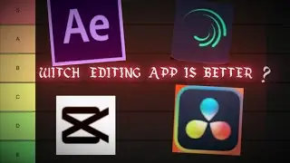 Rating Different Editing Apps Tier List