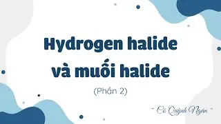 Hydrogen halide và muối halide (phần 2) - Hóa học 10
