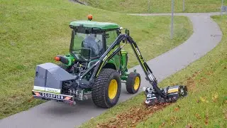 Landschaftspflege mit Auslegemulcher | GreenTec Scorpion 430 PLUS