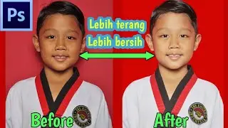 Edit Pas Foto di Photoshop Lengkap || Atur Posisi Objek, menghilangkan noda, dan memutihkan wajah