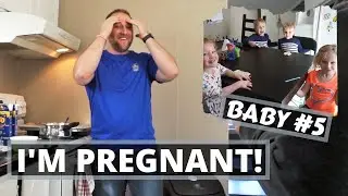 SURPRISE! TELLING MY KIDS & HUSBAND I'M PREGNANT
