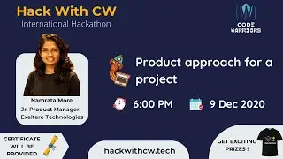 Product Approach For A Project By Namrata More | Code Warriors