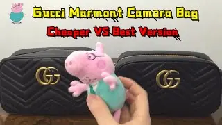 GUCCI Marmont Camera bag Comparison 5A VS Top Quality By Steven