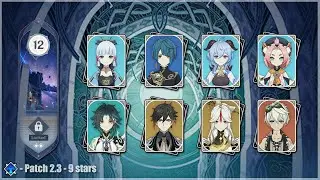 [2.3] - Genshin Impact - Abyss - Floor 12 / 9 stars - Ayaka / Xiao