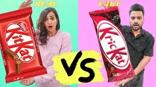 Fake Vs Real FOOD Brands CHALLENGES *OMG* 😲