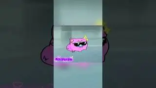 Pink Cat :3💖💞//Ft.Pink and Purple Rodamrix// #animation#edit#memes#minipurple#capcut#shorts#trend
