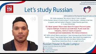 Study Russian in Malaysia!