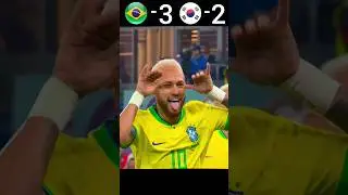 Brazil vs South Korea 2026 Imaginary Fifa World Cup Final Highlights #youtube #shorts #football