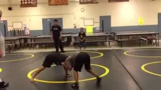 Tia wrestling practice 4.24.13