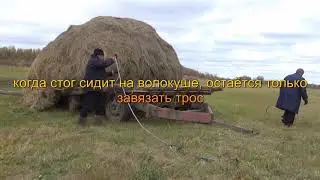 Возим сено по новому. 1 часть. НАСТОЯЩАЯ  ЖИЗНЬ.
