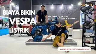 Review Event : Murah, Bikin Vespa Berisik Jadi Listrik Di PEVS 2023 | SpeednRide