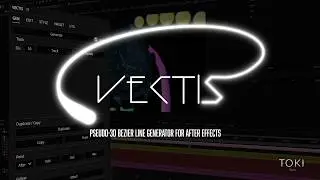 VECTIS — Pseudo-3D Bezier Line Generator for After Effects