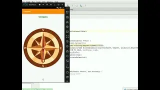 Compass using sensor and sensormanager in android