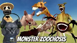 UPDATE MONSTER ZOOCHOSIS DAN ZOONOMALY DI GARRY'S MOD ANDROID - Nextbots In Playground mod Indonesia
