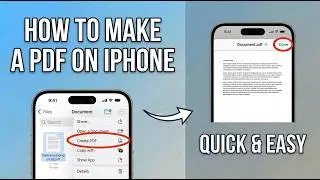 How to Make a PDF on iPhone (3 Easy Methods)