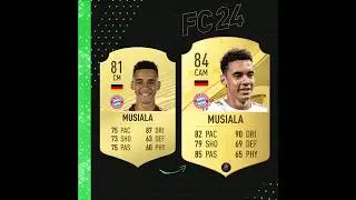 EA Sports FC 24 Bayern Munich Ratings | FIFA 24 Upgrades & Downgrade