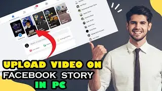 how to upload video in Facebook story using laptop and PC | use full video in Facebook story