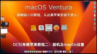 OC黑苹果安装教程二 | 黑苹果上机安装及mac设置，装一个完美黑苹果，保姆级小白教程