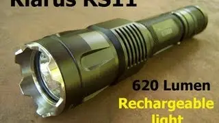 Klarus RS11 Rechargable LED Flashlight 620 Lumens