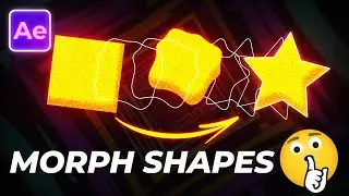 So SIMPLE! Morph Shapes in After Effects Tutorial