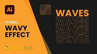 How to Create Wavy Text  Using Warp Effect in Adobe Illustrator | AI Tutorial 2021
