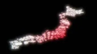 Japan Cyberpunk Glow Glitch - Motion Graphic Japan Screensaver