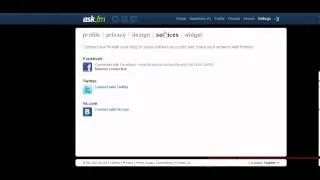 How to disconnect ask.fm from facebook account New