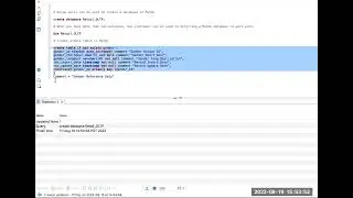 How to add Table description in MySQL create table statement  For Data Architect , SQL Developer