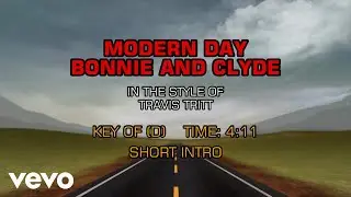 Travis Tritt - Modern Day Bonnie And Clyde (Karaoke)