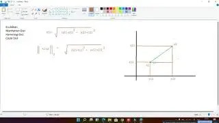 Various Distance used in ML, Euclidian, Manhattan,  Hamming & Cosine Distance, in Hindi