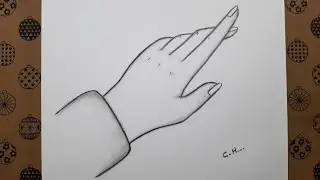 How To Make Hand Drawing In Simple Way, Easy Pencil Drawing Hand Drawings