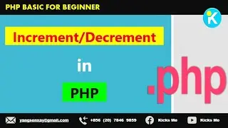 8 | Increment & Decrement Operator in PHP