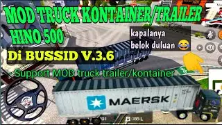 MOD TRUCK TRAILER/KONTAINER BUSSID V.3.6 . review mod