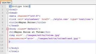 WebSite Development (#8): Rollover MouseOver
