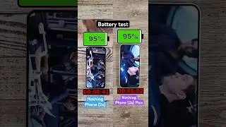 Nothing Phone (2a) vs Phone (2a) Plus battery test!